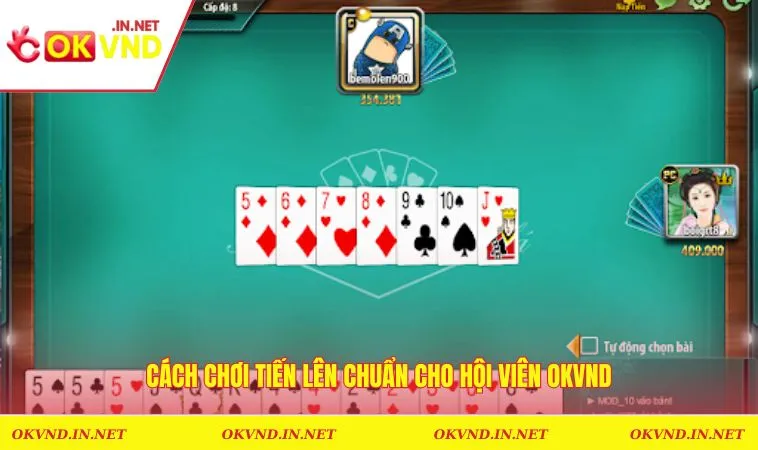 Cách chơi tiến lên chuẩn cho hội viên OKVND