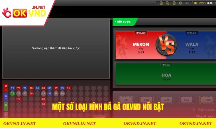 Đá Gà OKVND 1 Các hình thức đấu chiến kê nổi bật tại OKVND